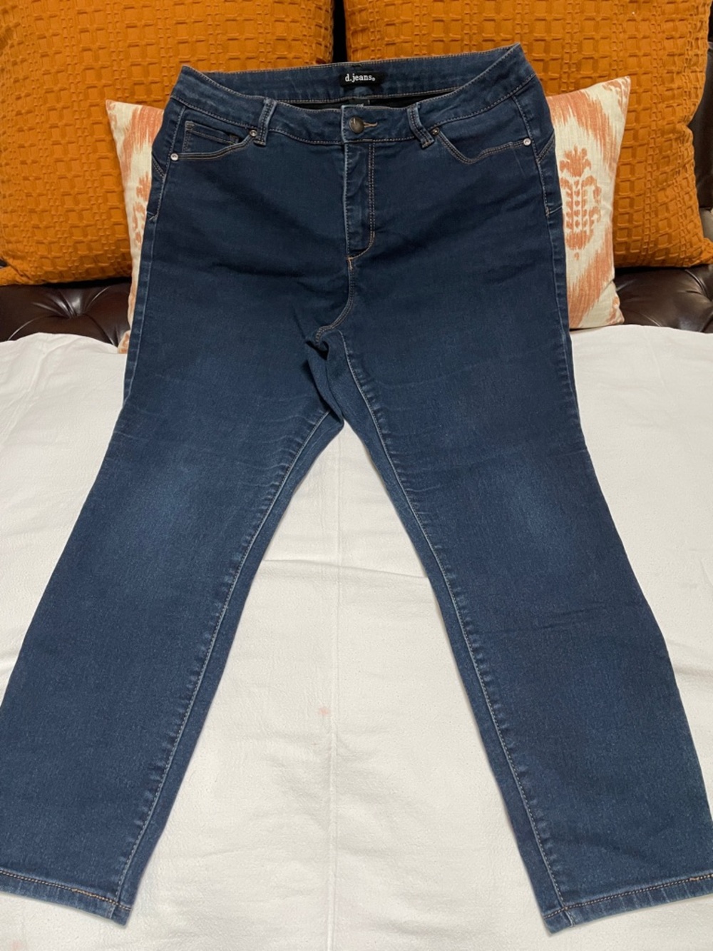 d. jeans Women's Navy Stretch Skinny Jeans